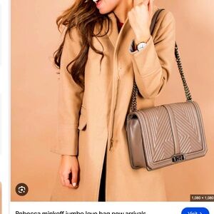 Rebecca Minkoff Geo Quilted Jumbo Love Crossbody Bag  NWT! Never carried!